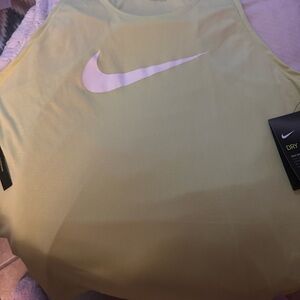 Nike Women's Soft Yellow Tank Top